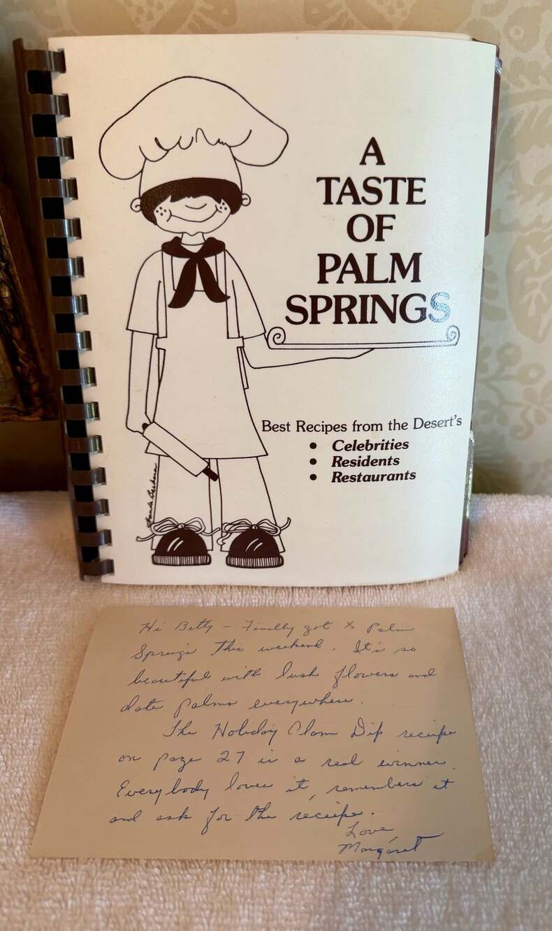 Vintage 1982 A Taste of Palm Springs Cookbook Celebrity Restaurant Recipes